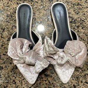 Rebecca Minkoff crushed velvet flats